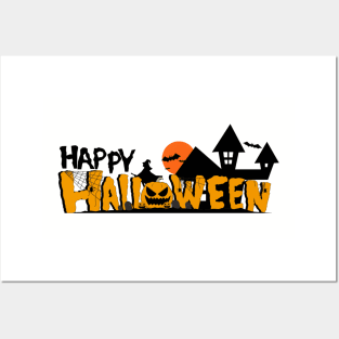 Happy Halloween Posters and Art